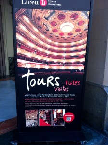 Barcelona Opera Liceu turu yapabilirsiniz