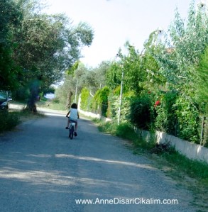 koy yollarinda bisiklet