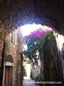 sakiz adasi dar sokaklar